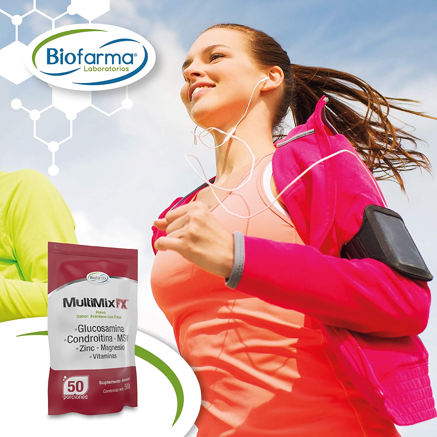 Multimix Fx Polvo Para Mezclar. Glucosamina, Condroitina, MSM, Zinc, Magensio y Vitaminas. 500 g