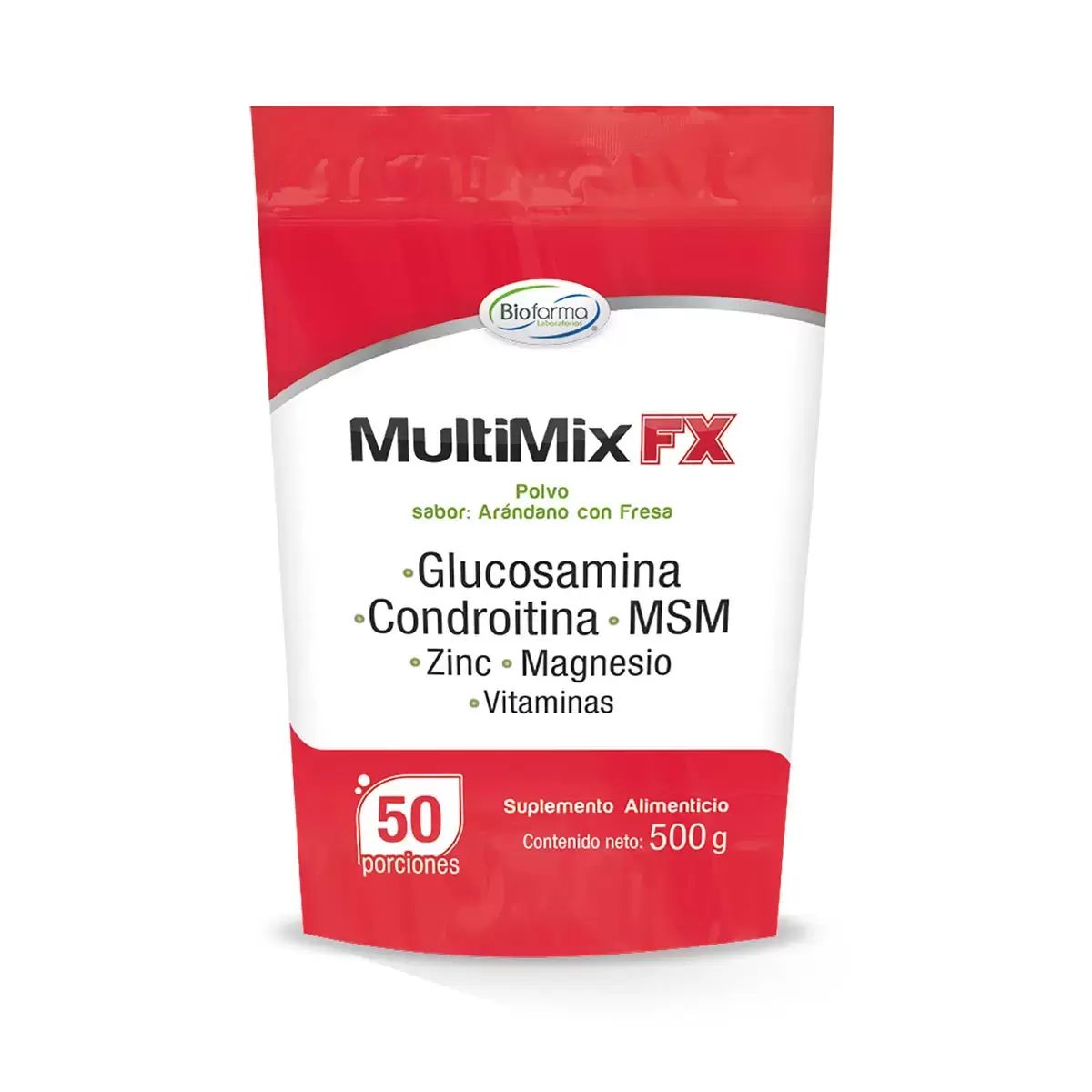Multimix Fx Polvo Para Mezclar. Glucosamina, Condroitina, MSM, Zinc, Magensio y Vitaminas. 500 g