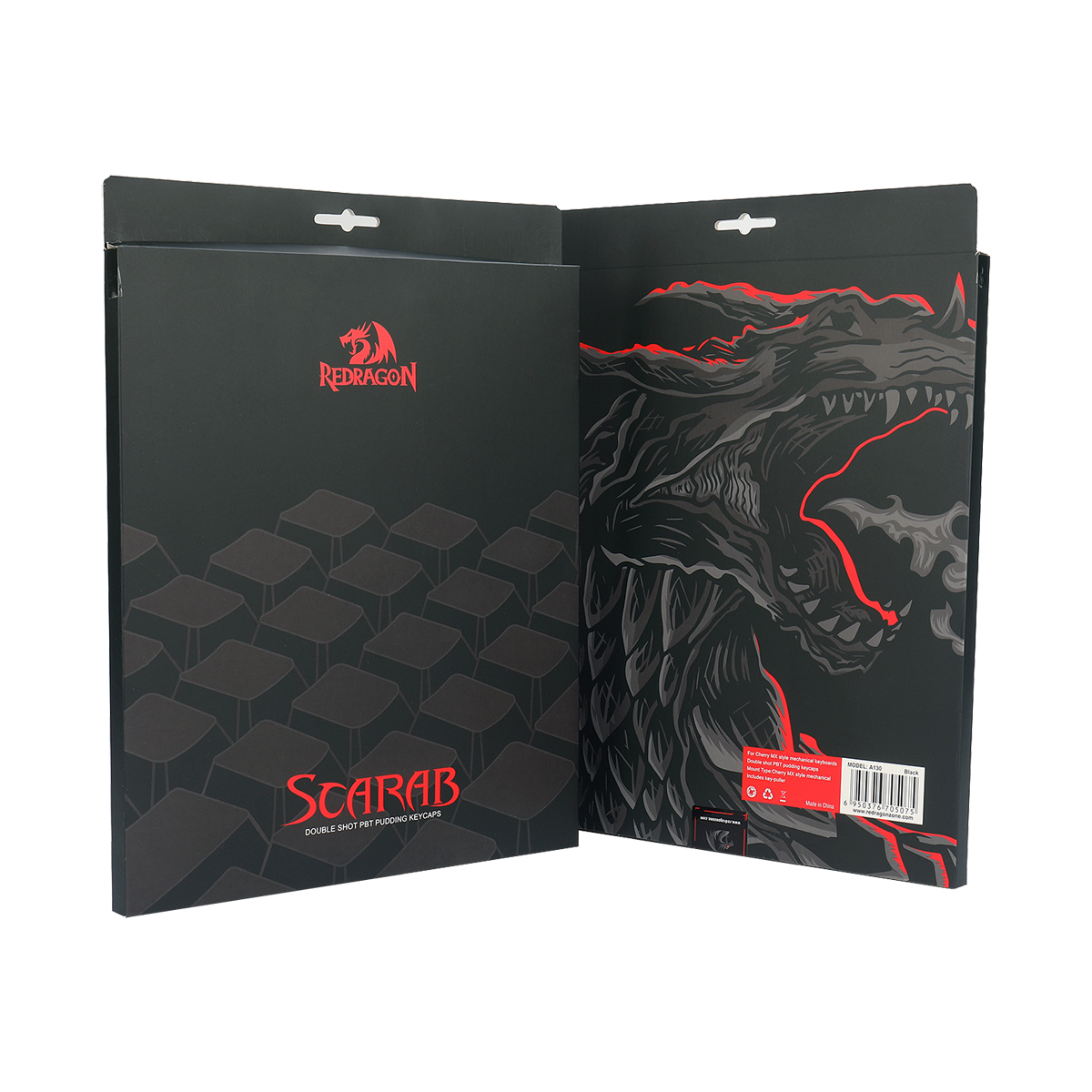 Keycaps Gamer Scarab A130W Redragon Rosa Español