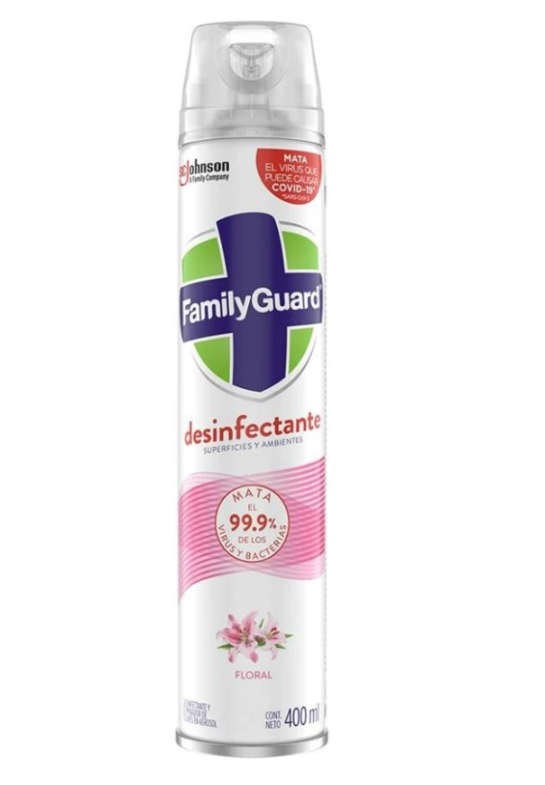 Family Guard Family Guard Desinfectante De Superficies Y Ambientes Floral En Aerosol 400 Ml 