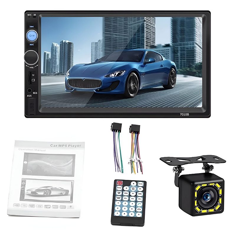 Autoestereo Con Pantalla 7 Pulgada 2 Din Y 12 Led Camara