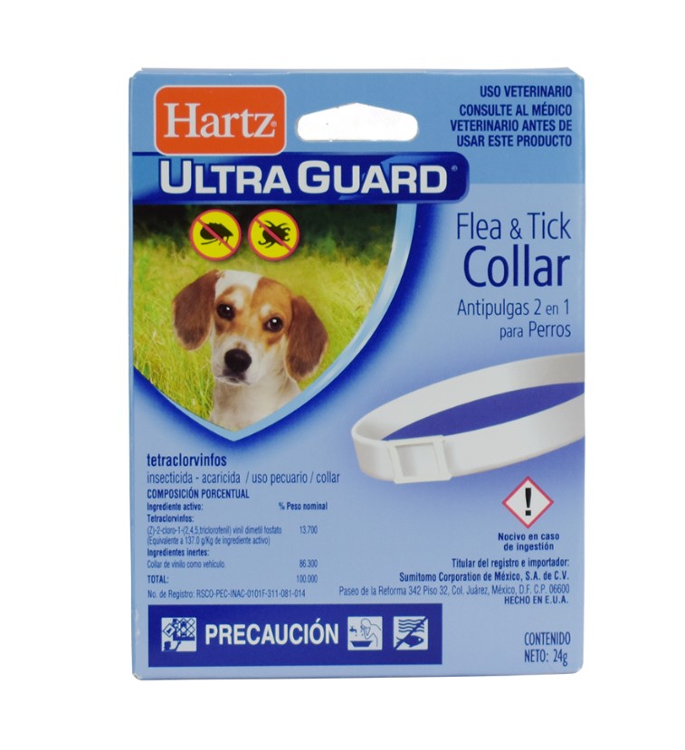 Collar Antipulgas 2 En 1 Perros Hartz Pulgas Y Garrapatas Perro Mediano