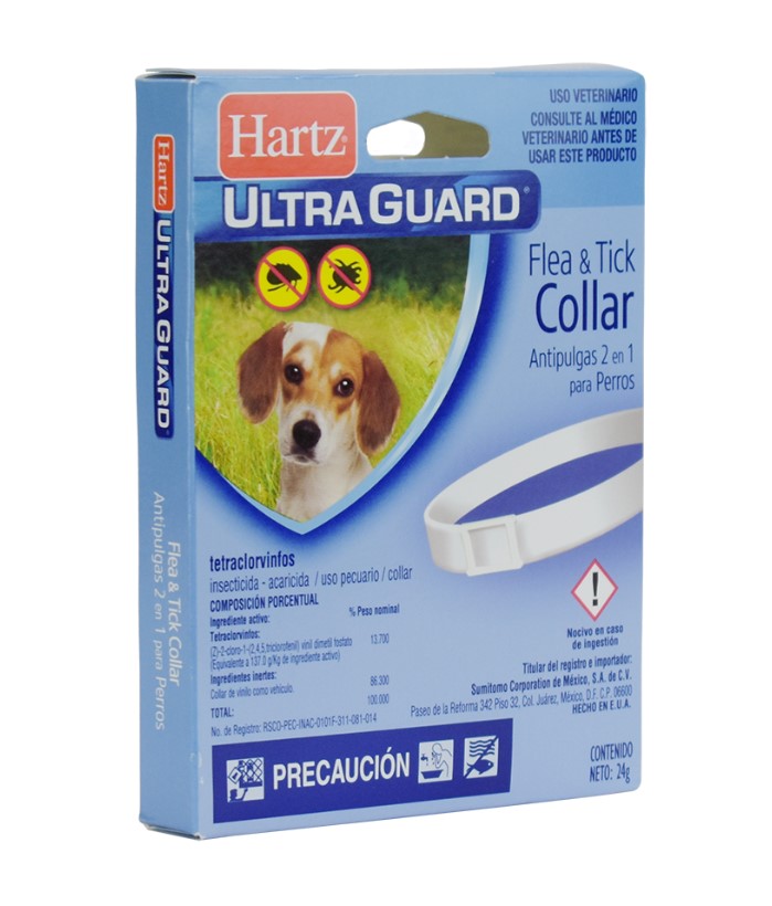 Collar Antipulgas 2 En 1 Perros Hartz Pulgas Y Garrapatas Perro Mediano