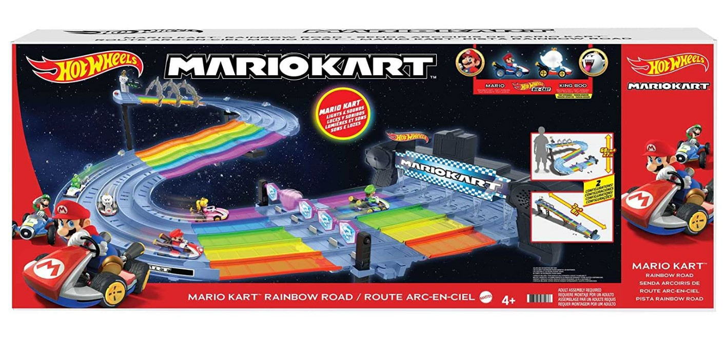 Pista Mario Kart Raibow Senda Arcoiris Hot Wheels Original