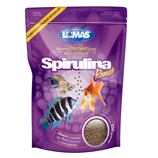 Alimento Spirulina Boots para peces Herbivoros 350 gramos