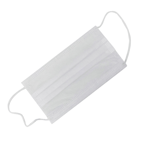 CUBRE BOCAS TRICAPA PLISADO BLANCO paq 50 piezas