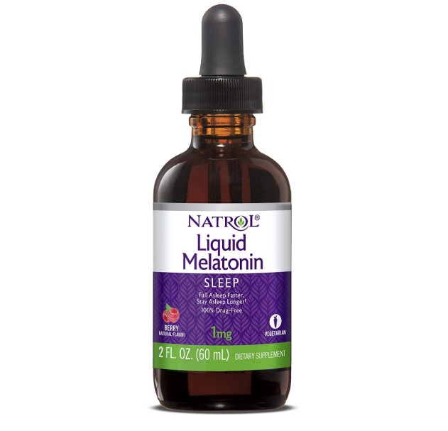 Natrol Melatonina Liquida 1 Mg Rapida Absorción Relajacion