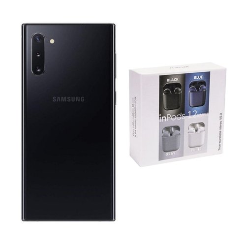 Galaxy Note 10 256GB Negro Reacondicionado Grado A + Audífonos Genéricos