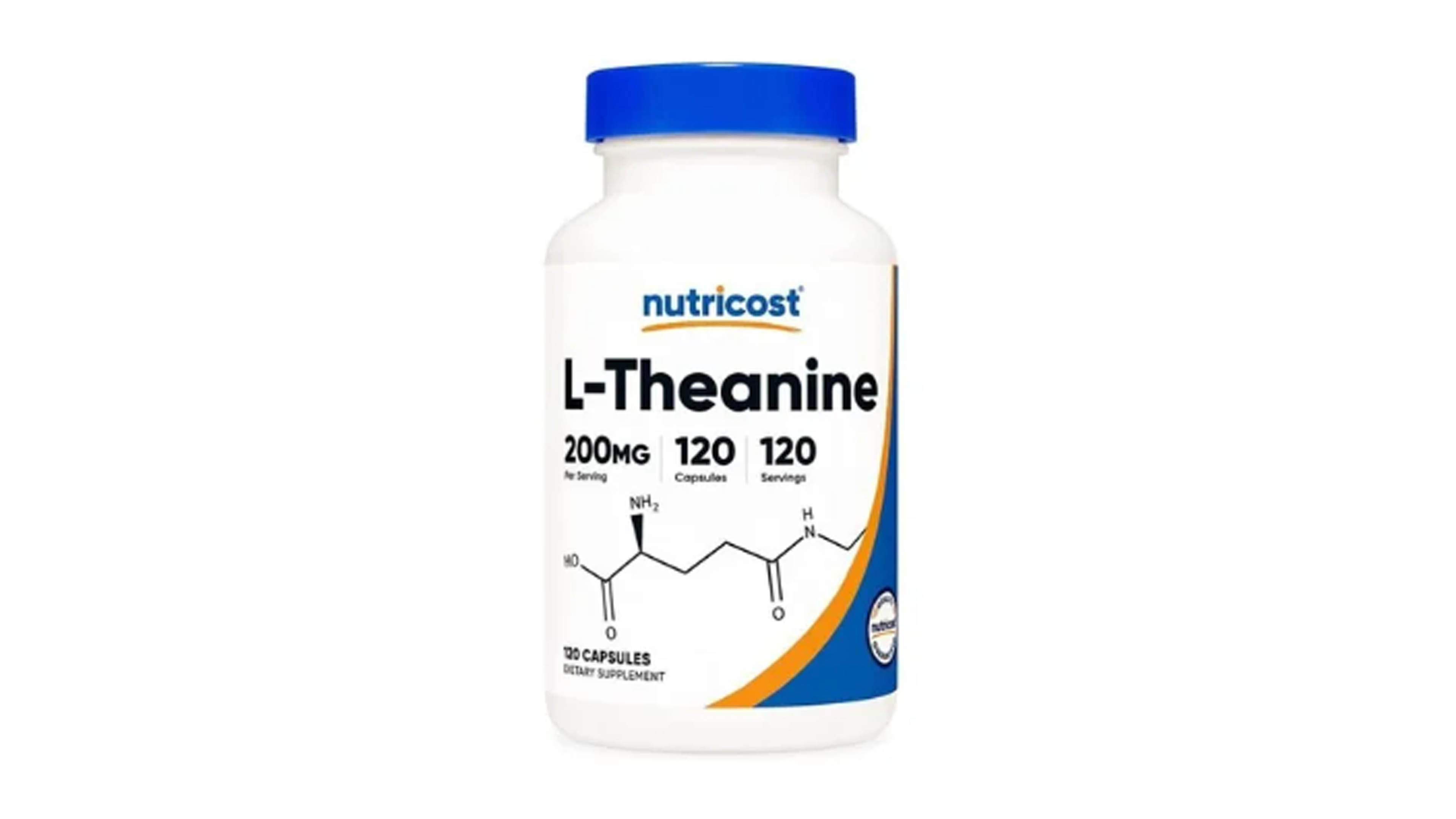 L Teanina 200mg Nutricost 120 Cápsulas L Theanine 