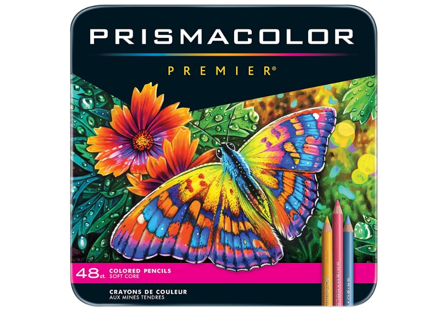 Colores Prismacolor® Premier 48 Piezas Caja Metálica Profesionales Dibujo