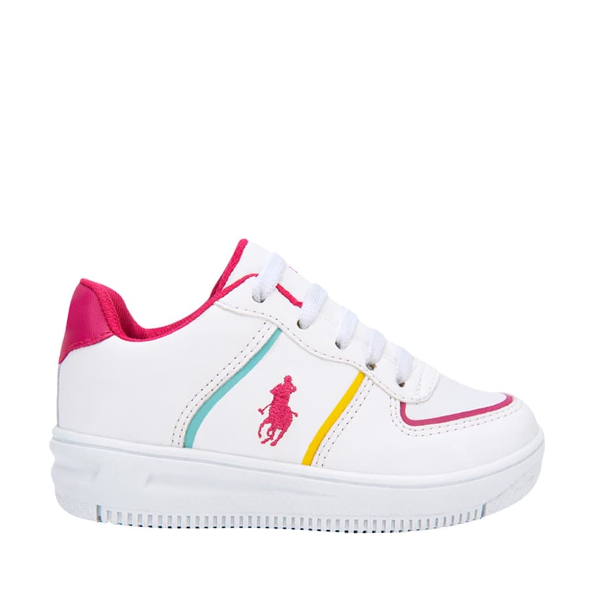 Tenis Casual Escolar Urbano Choclo Hpc Polo color Blanco para Niña