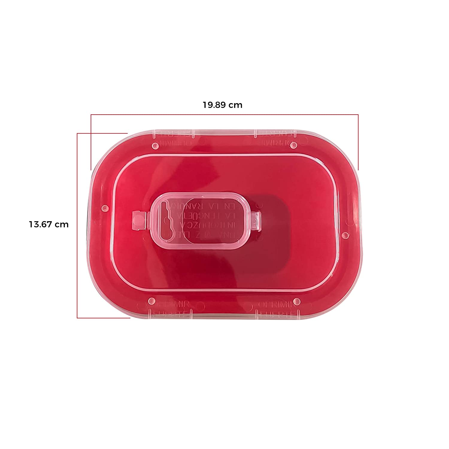 Contenedor Rojo Para Residuos Peligrosos Punzocortantes Rpbi de 3 Lts