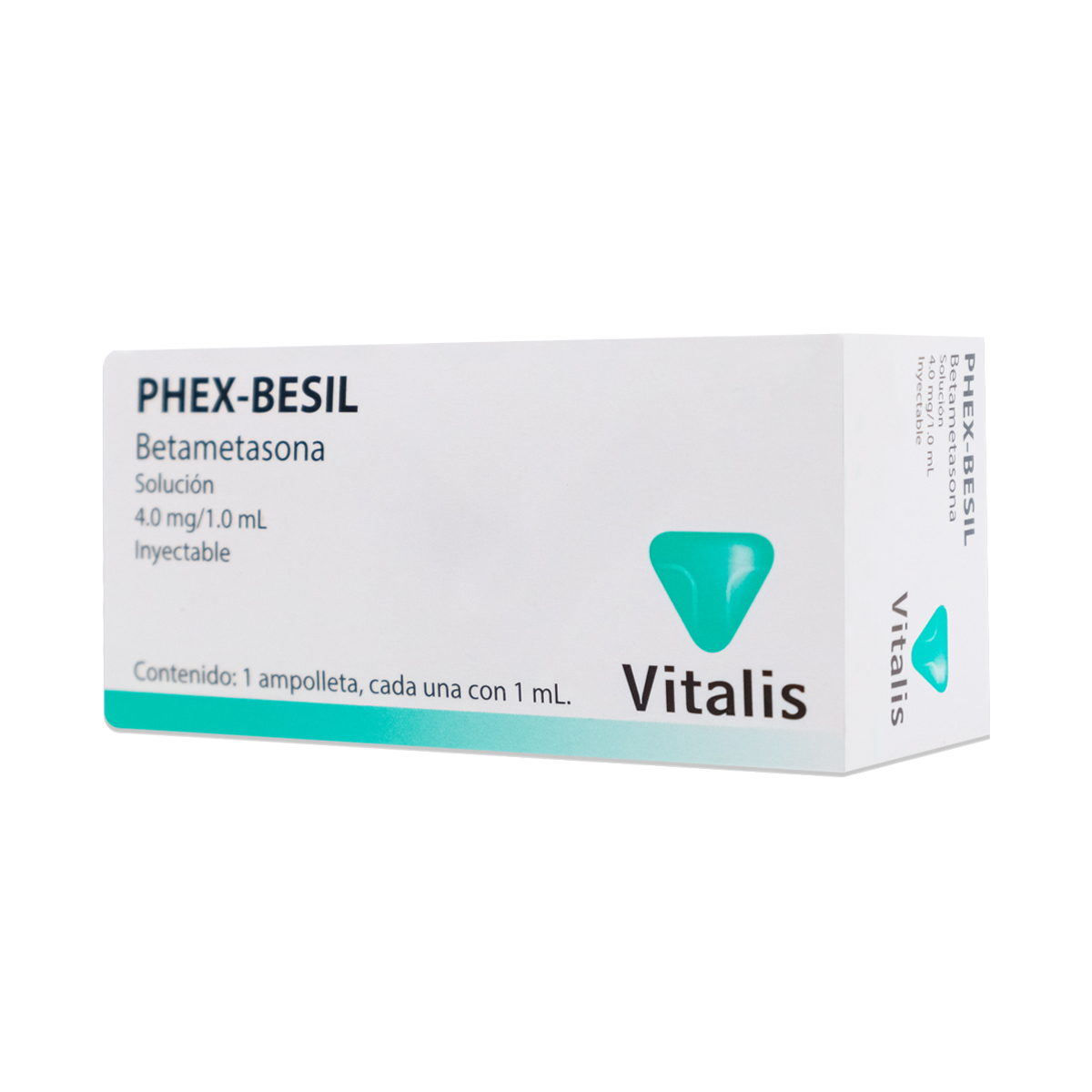 Phex-Besil Fosfato Sódico De Betametasona 4Mg/1Ml Sol Iny 1 Ampoyeta Vitalis 