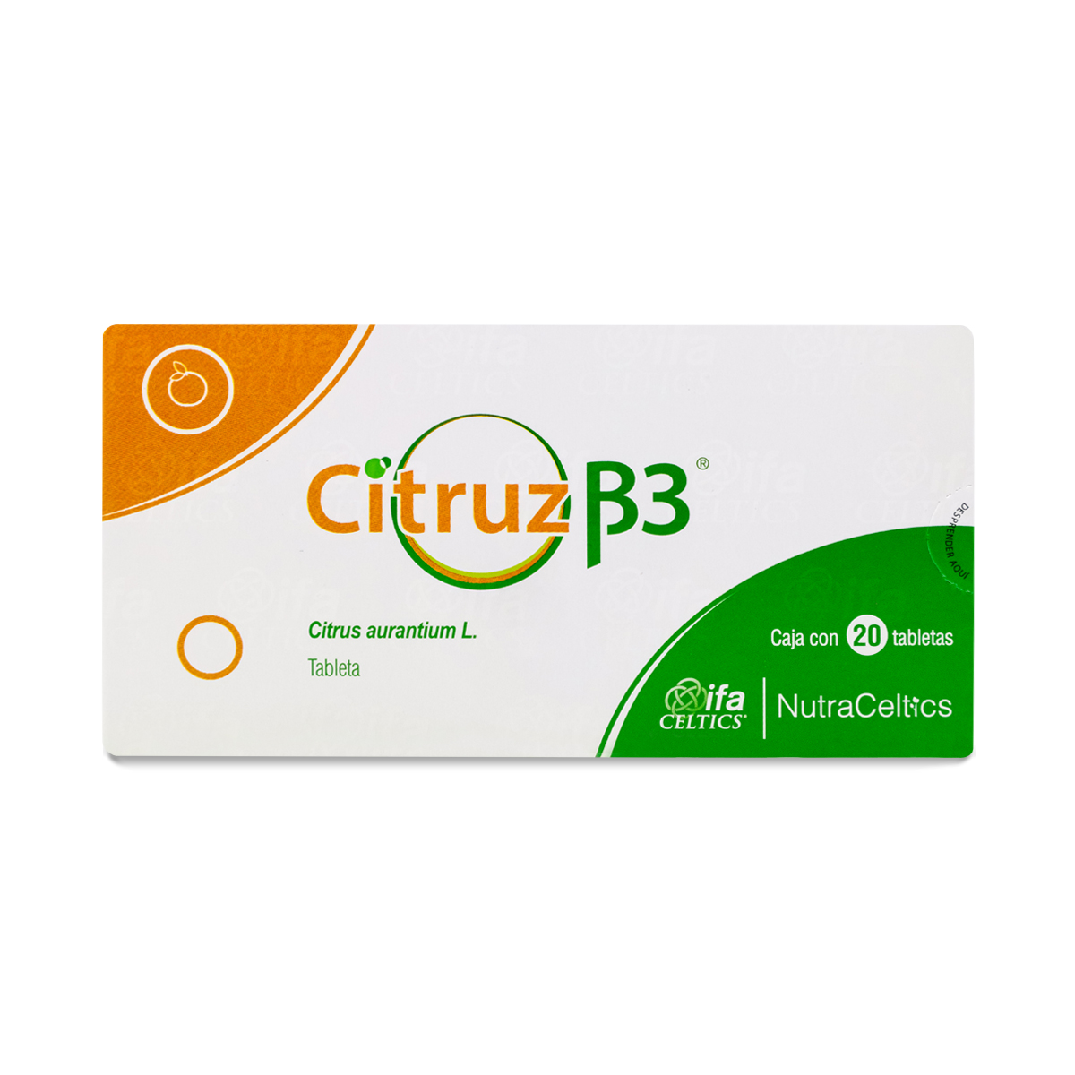 Citruz B3 Citrus Aurantium 20 Tabletas Ifa Celtics 