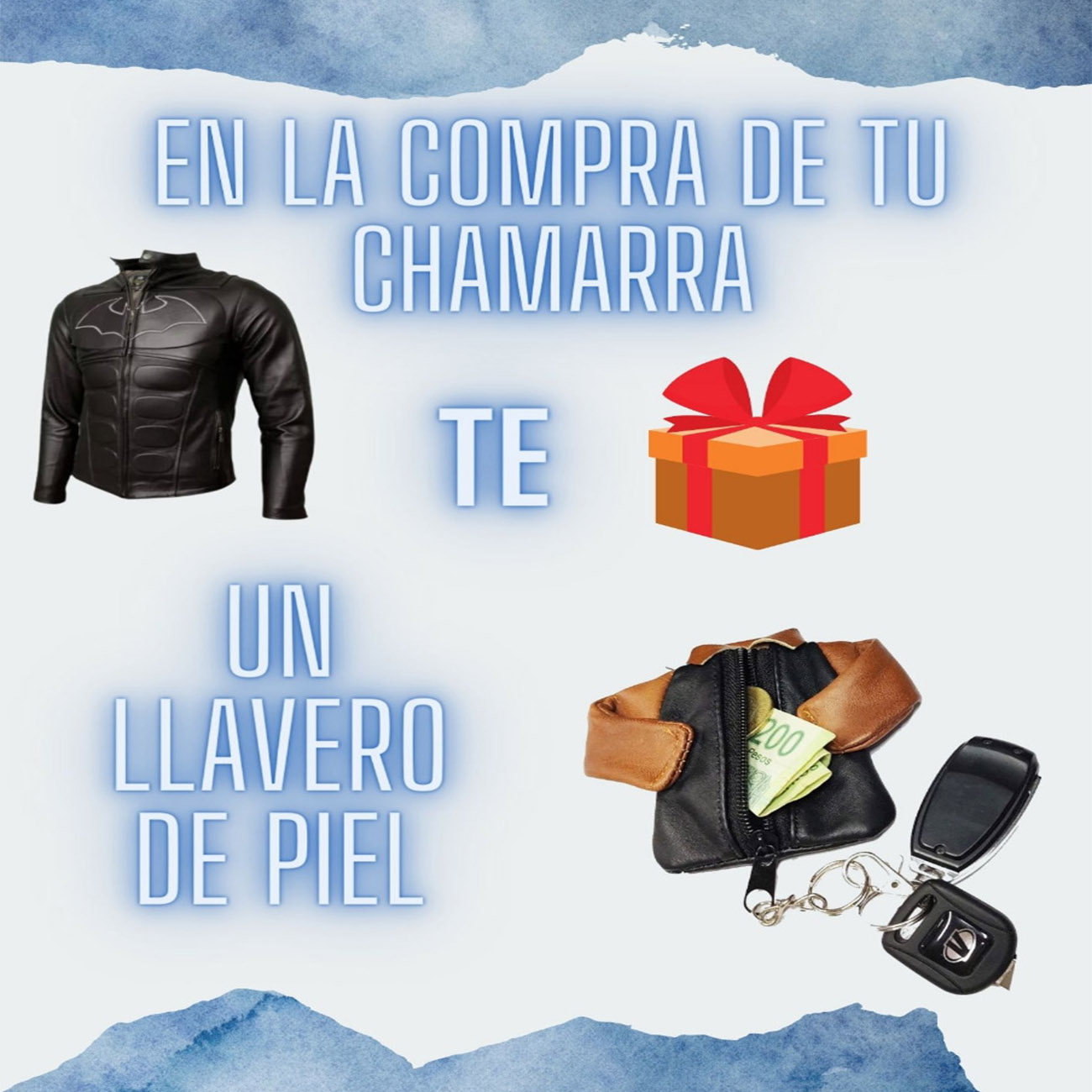 Chamarra de Piel Shalom Con Reflejante Modelo Batman Caballero Incluye de Regalo un practico lustrador para piel