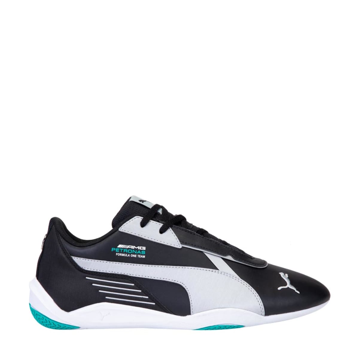 Tenis casual urbano tipo choclo marca Puma, color negro con