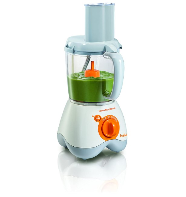 Hamilton Beach 36534 Procesador y Hervidor al Vapor de Comida para Bebé, 20 Contenedores