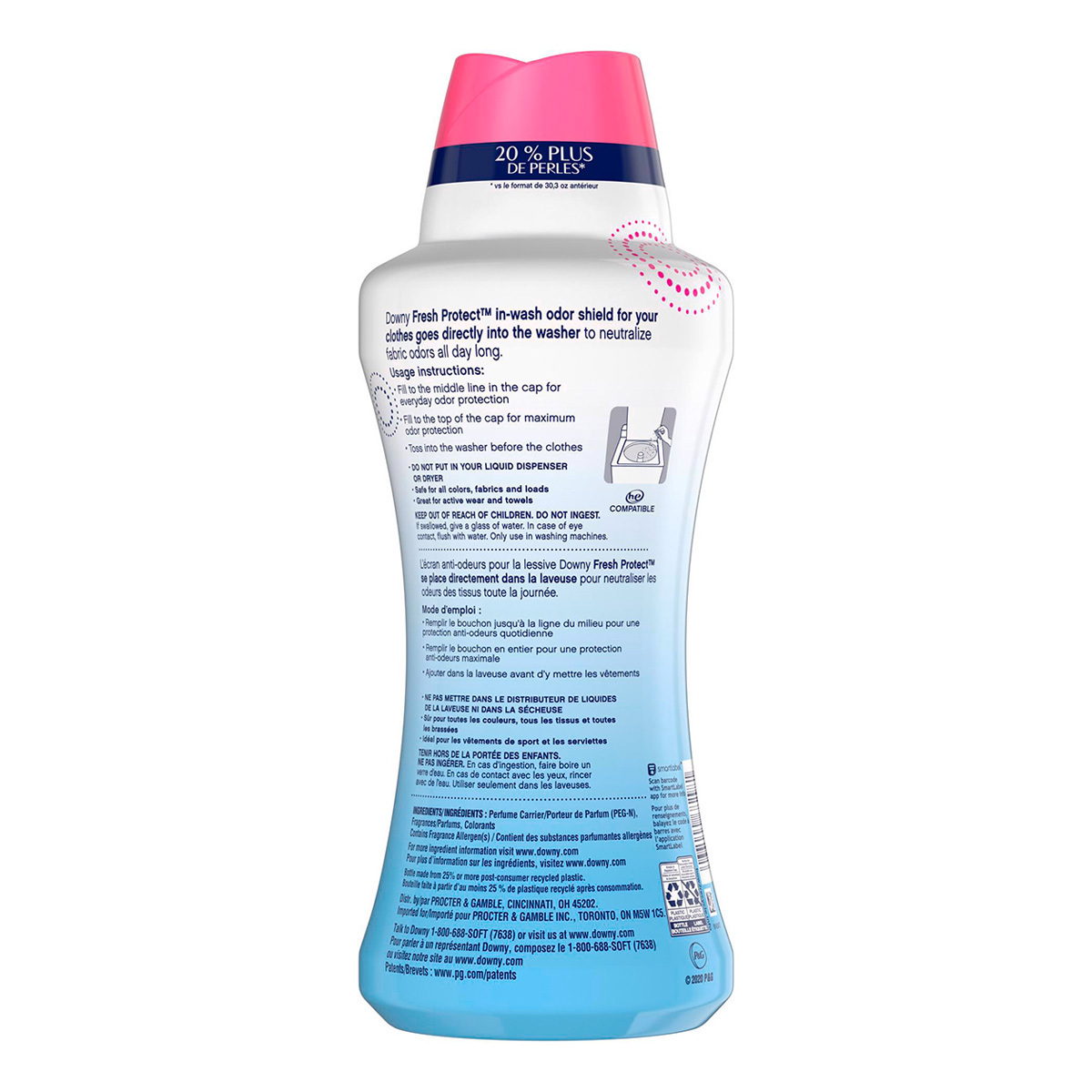 Downy Fresh Protect Perlas 1.06 Kg, Aromatizante De Telas