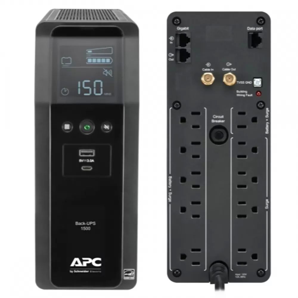 No Break APC Back UPS PRO BR, 900W, 1500VA, Entrada 88 - 147V, Salida 120V, 10 Contactos