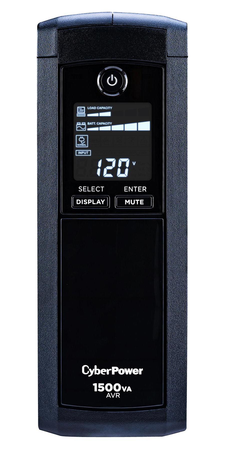 No Break CyberPower CP1500AVRLCD, 900W, 1500VA, 12 Contactos