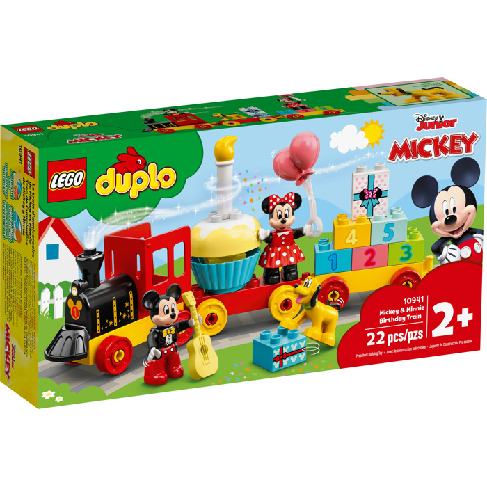 LEGO - 10941 DUPLO TREN DE CUMPLEAÑOS DE MICKEY Y MINNIE 22 PZAS.