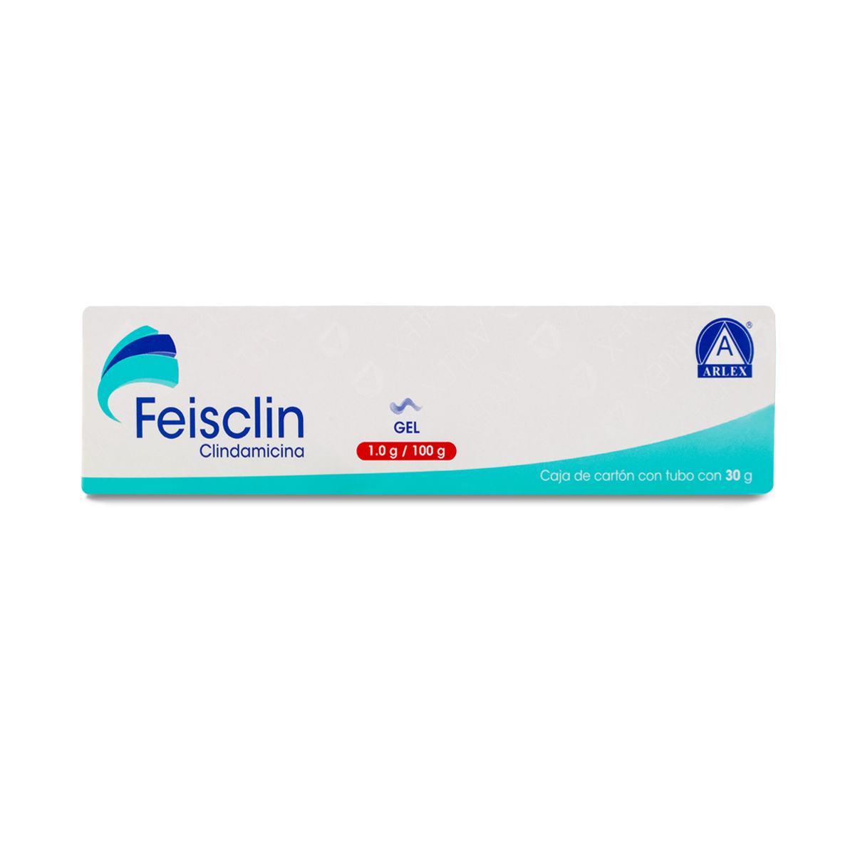 Feisclin Clindamicina Gel 1.0G/100G Arlex Tubo 30G