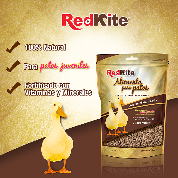Alimento para Patos Juveniles y Recién nacido Fortificado 1 kg