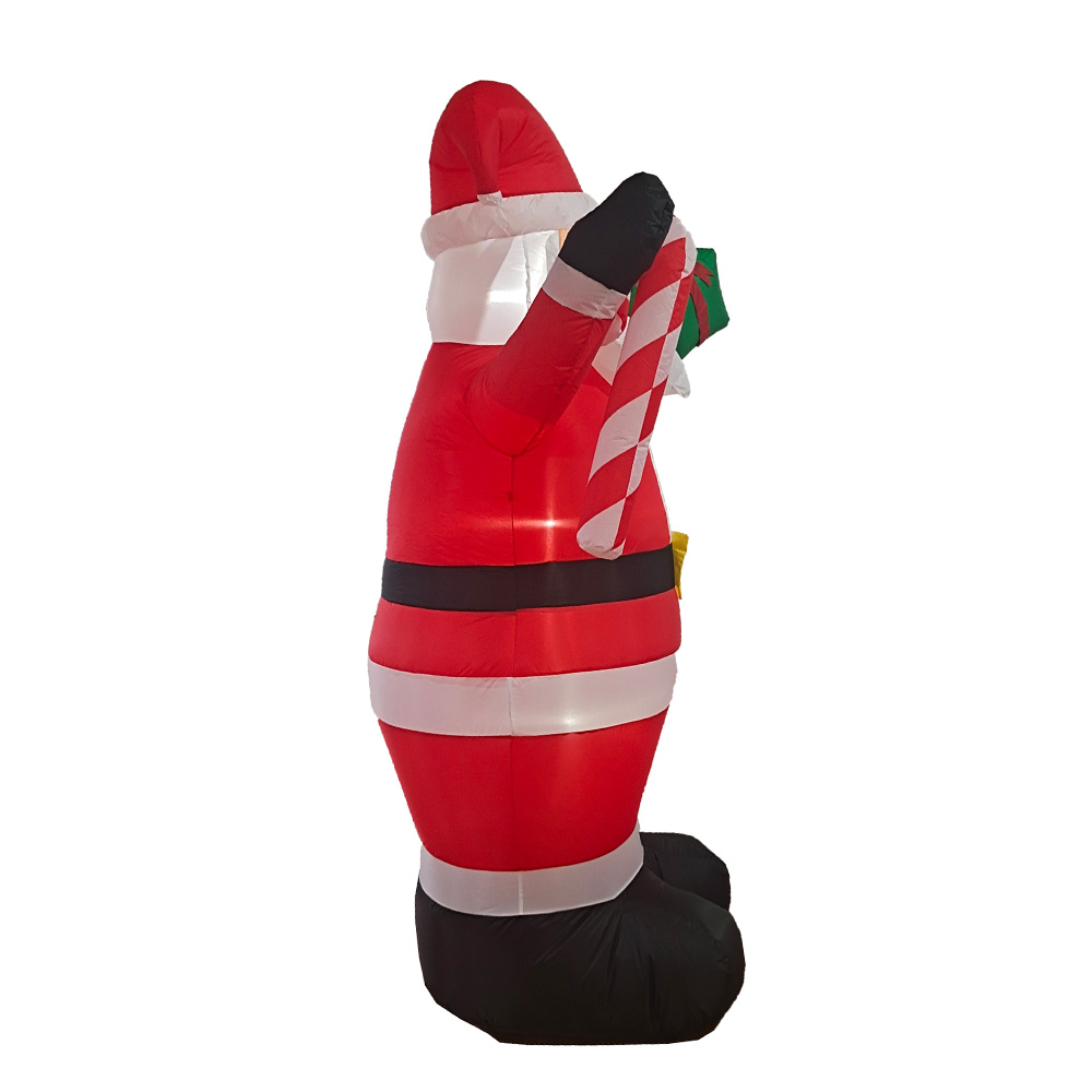 Inflable de Navidad Navideño SANTA CLAUS gigante con leds 2.4m