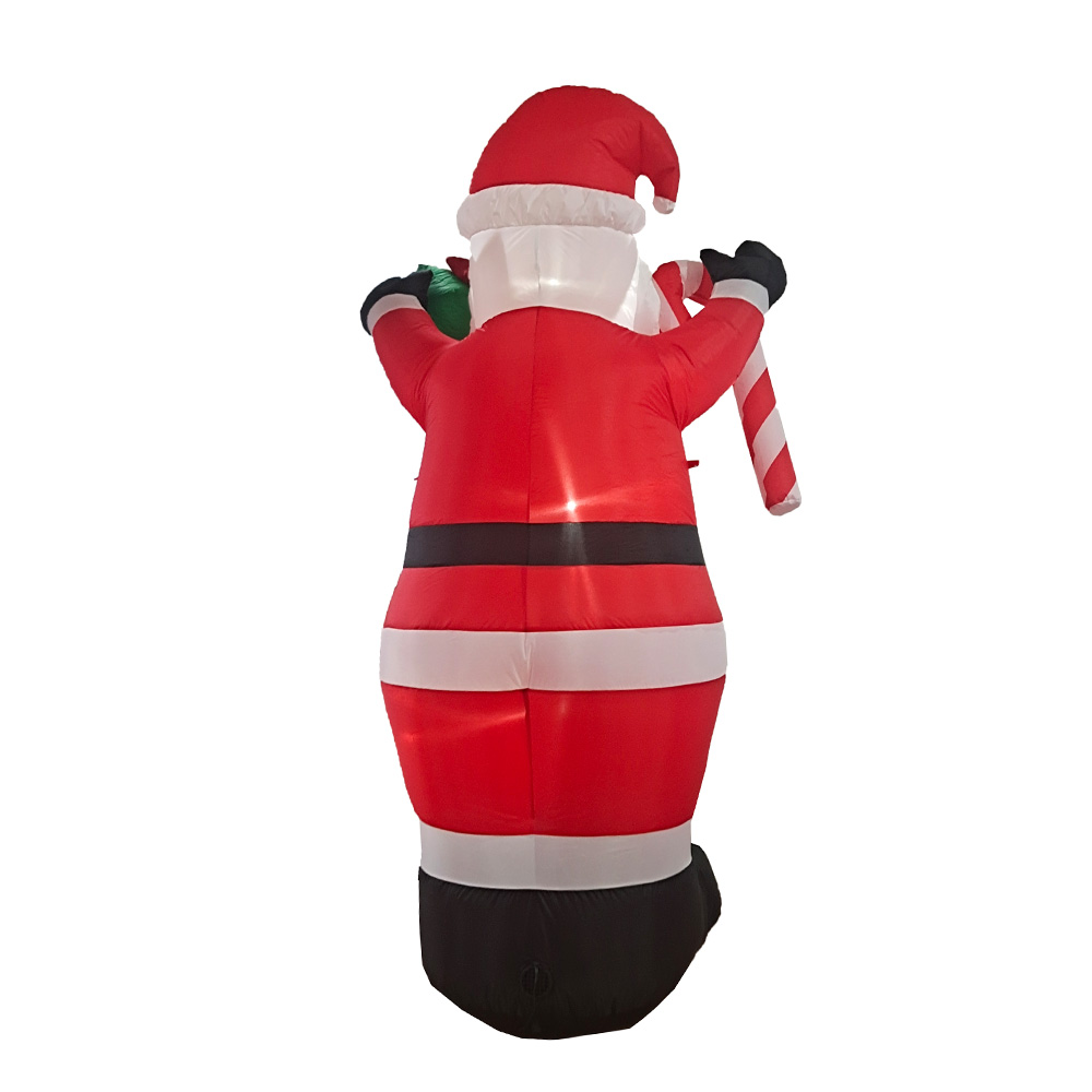 Inflable de Navidad Navideño SANTA CLAUS gigante con leds 2.4m