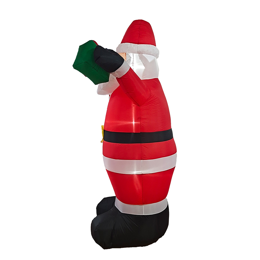Inflable de Navidad Navideño SANTA CLAUS gigante con leds 2.4m