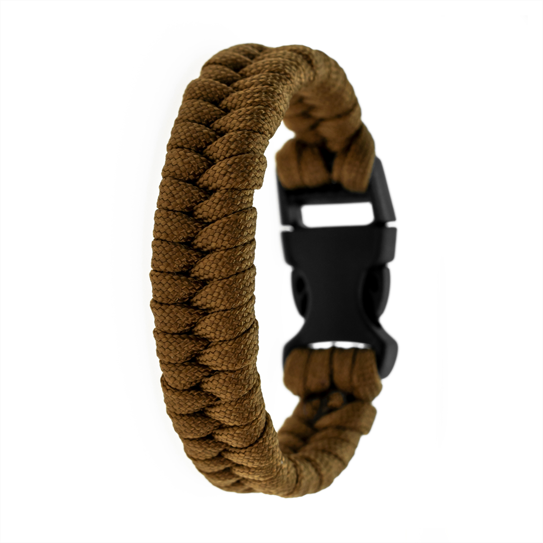 Pulsera Hombre Brazalete de Moda Tejida en Hilo Paracord Modelo Cola de Pez Broche Cangurera