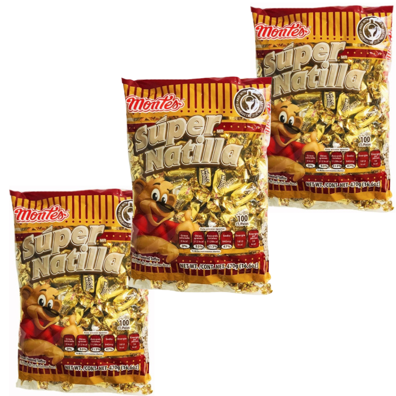 Paquete 4 Super Natilla 100 piezas c/u