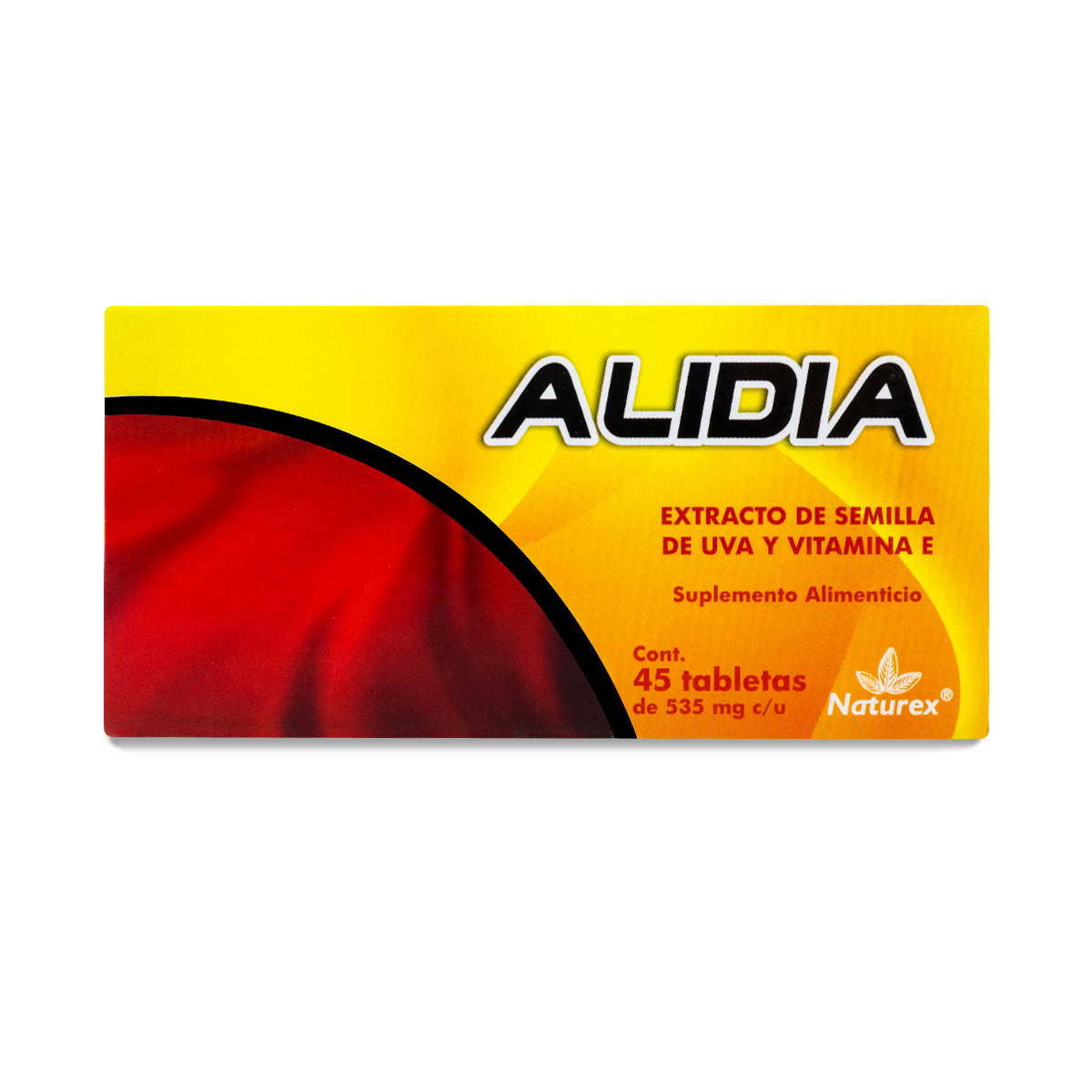 Alidia 45 Tab 535Mg C/U Extracto De Semilla Uva Y Vitamina E Naturex 