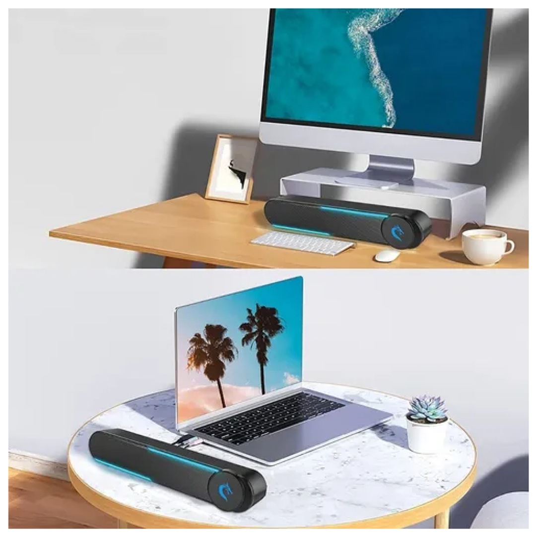 Computadora Bocinas Multimedia Altavoz Portatil Subwoofer