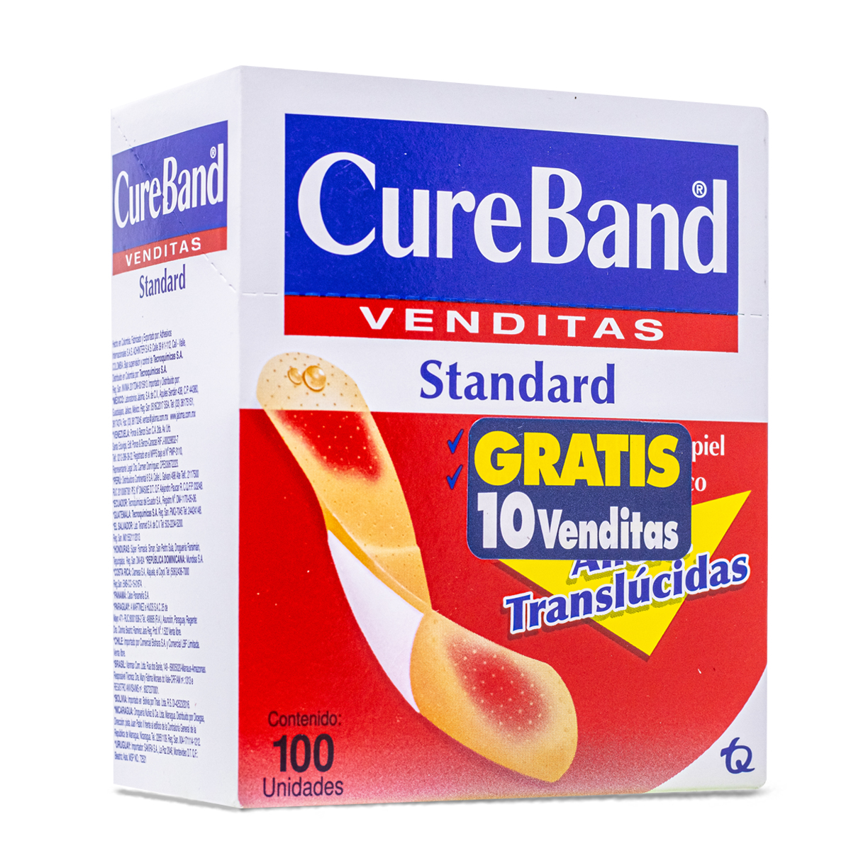 Cureband Venditas Standard 100 Unidades 