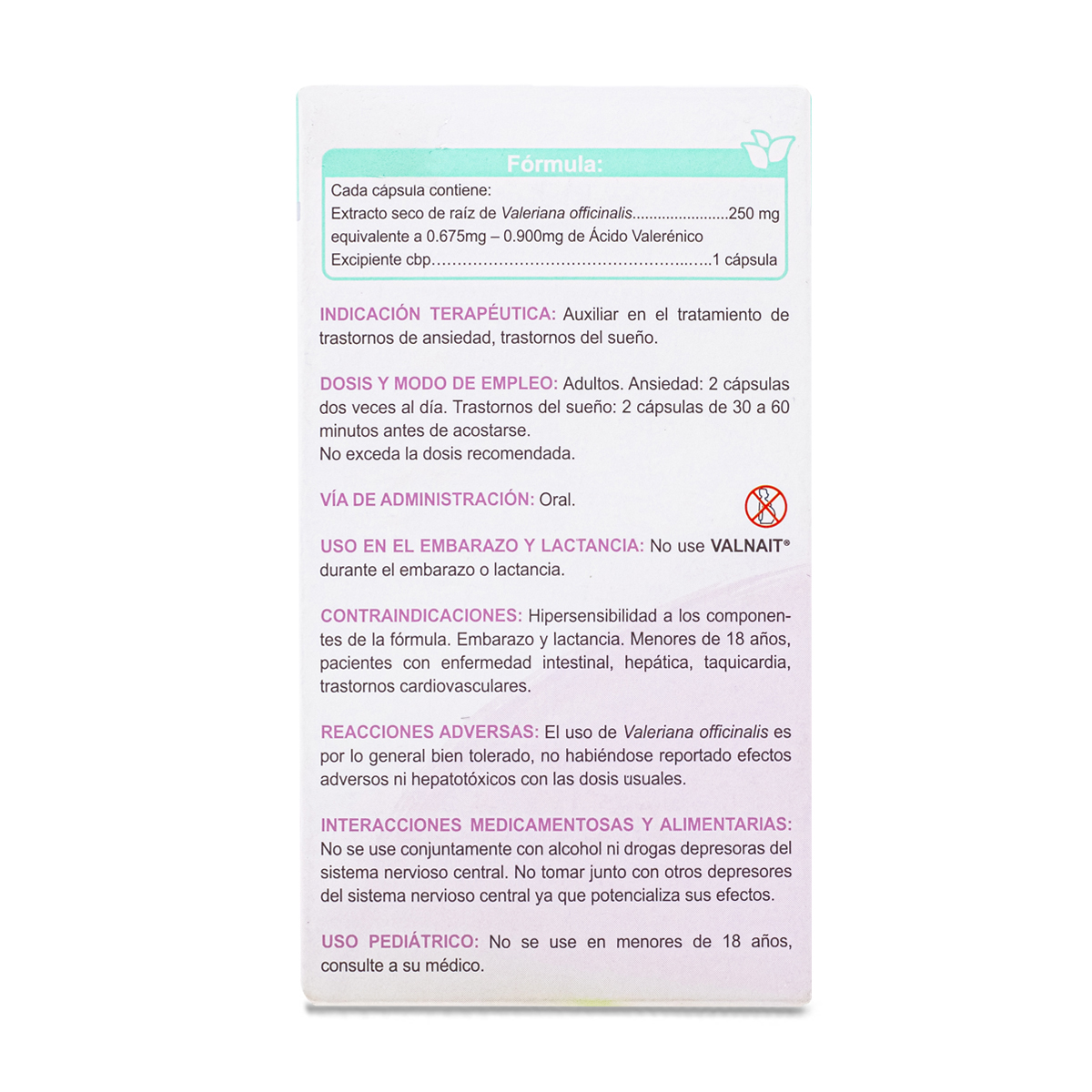 Valnait 30 Caps Valeriana Officinalis Cmd