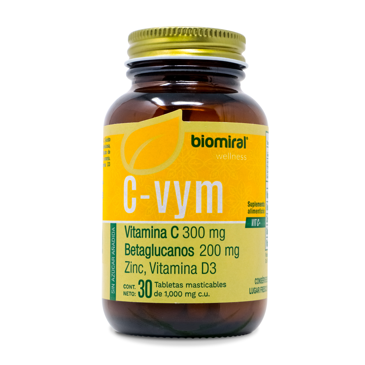 C Vym Masticable C/30 Capsulas 1000Mg Biomiral
