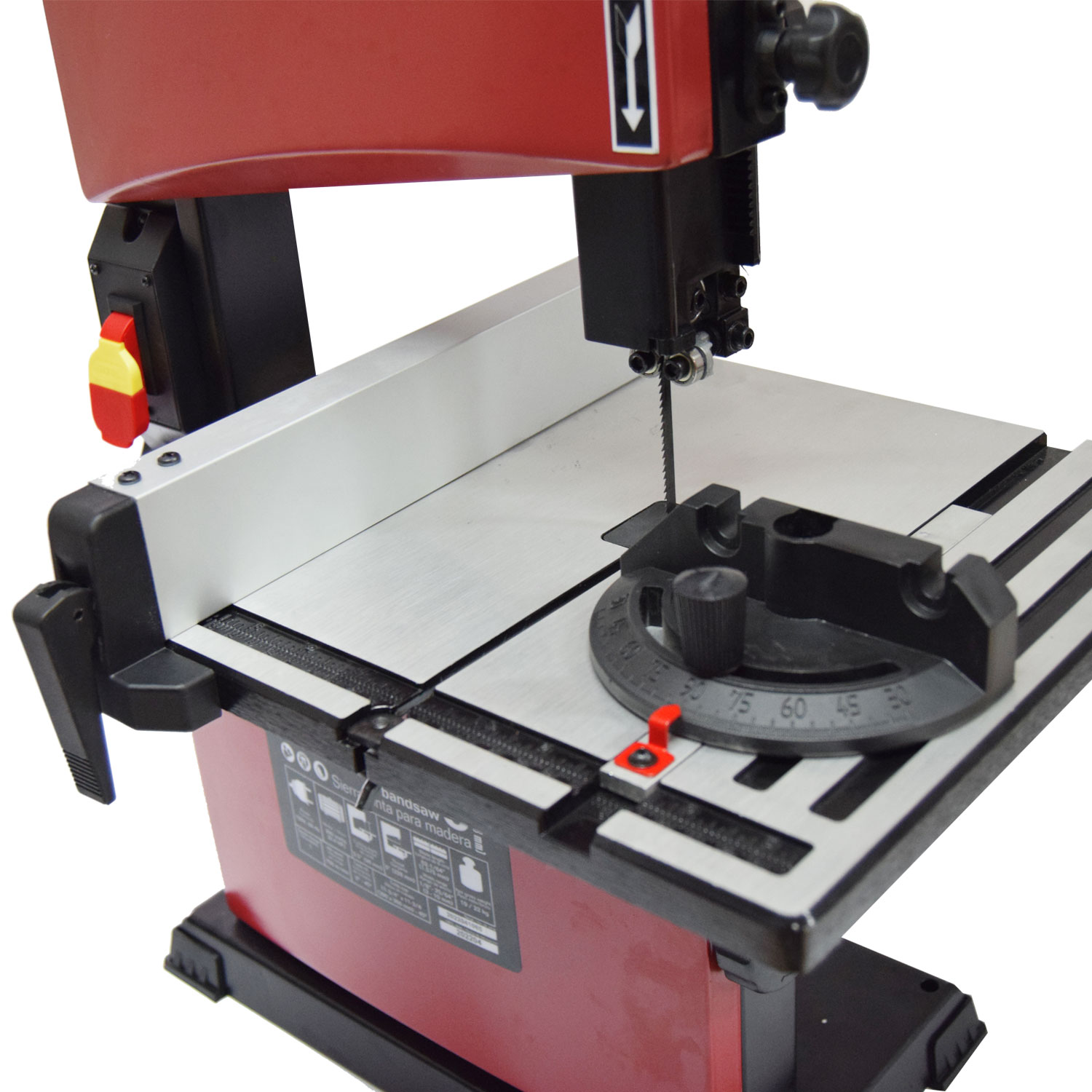 Knova Sierra Cinta para madera 9" compacta 300 watts mesa inclinable a 45 grados Velocidad sin carga 750 m/min