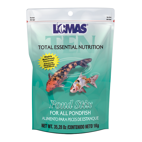 Alimento para Carpas Koi Pond Stix Peces de Estanque de 1 Kg