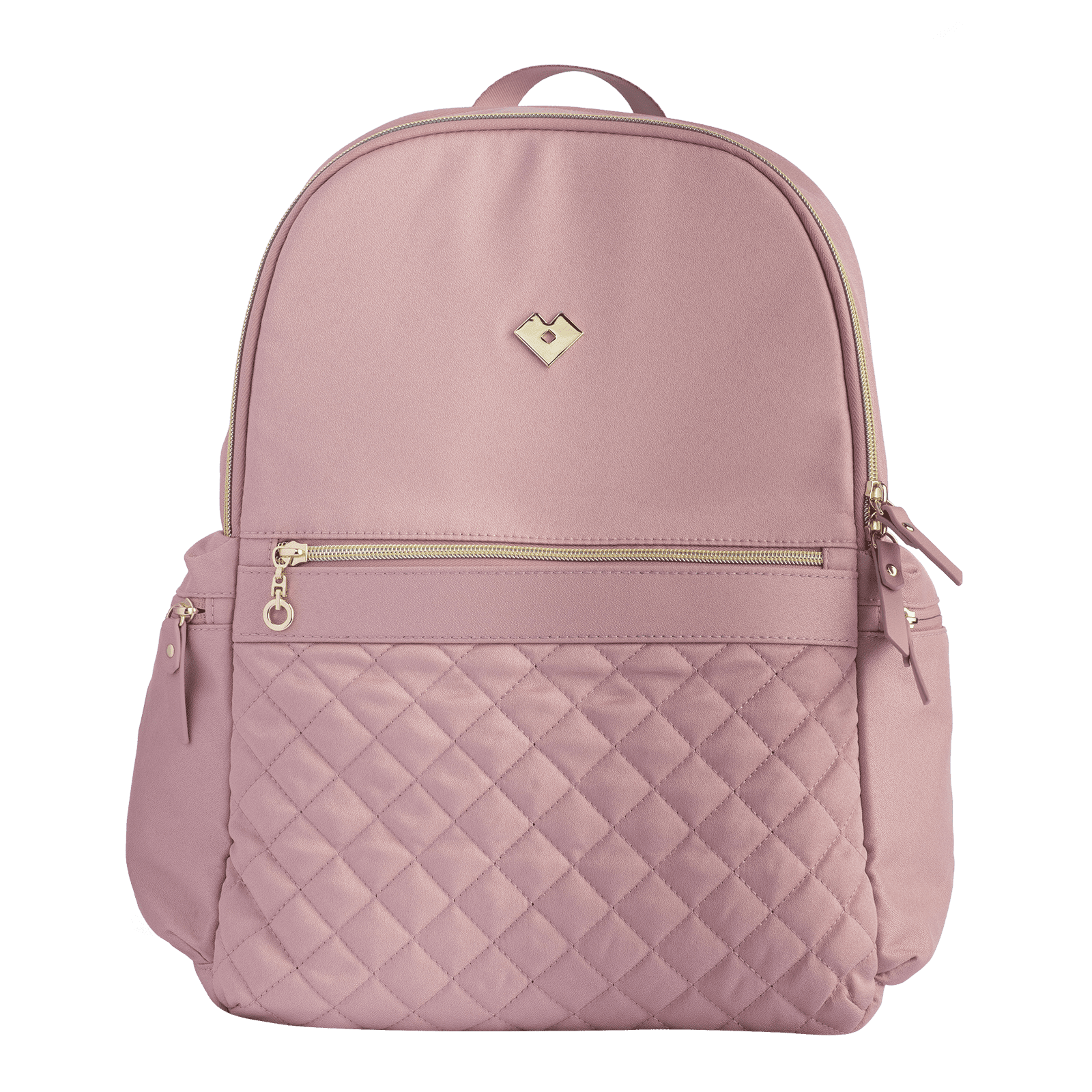 LuckyLy Mochila para Laptop Mujer hasta 15.6 Pulgadas, Ejecutiva y Escolar, Múltiples Compartimentos, Modelo Andy, Rosa