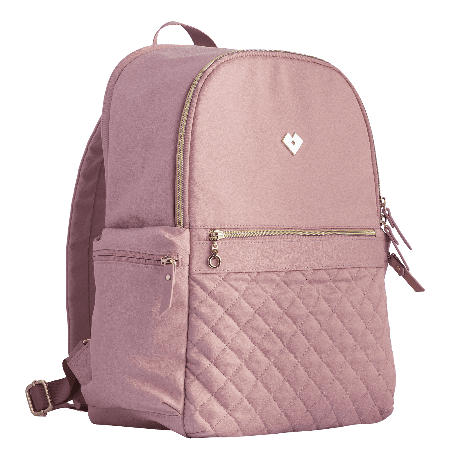 LuckyLy Mochila para Laptop Mujer hasta 15.6 Pulgadas, Ejecutiva y Escolar, Múltiples Compartimentos, Modelo Andy, Rosa