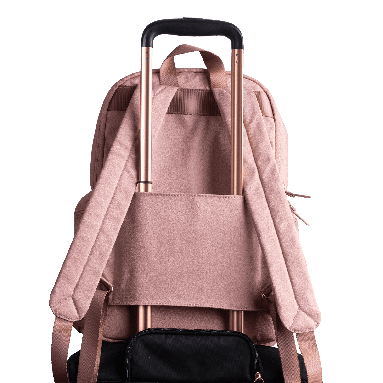 LuckyLy Mochila para Laptop Mujer hasta 15.6 Pulgadas, Ejecutiva y Escolar, Múltiples Compartimentos, Modelo Andy, Rosa