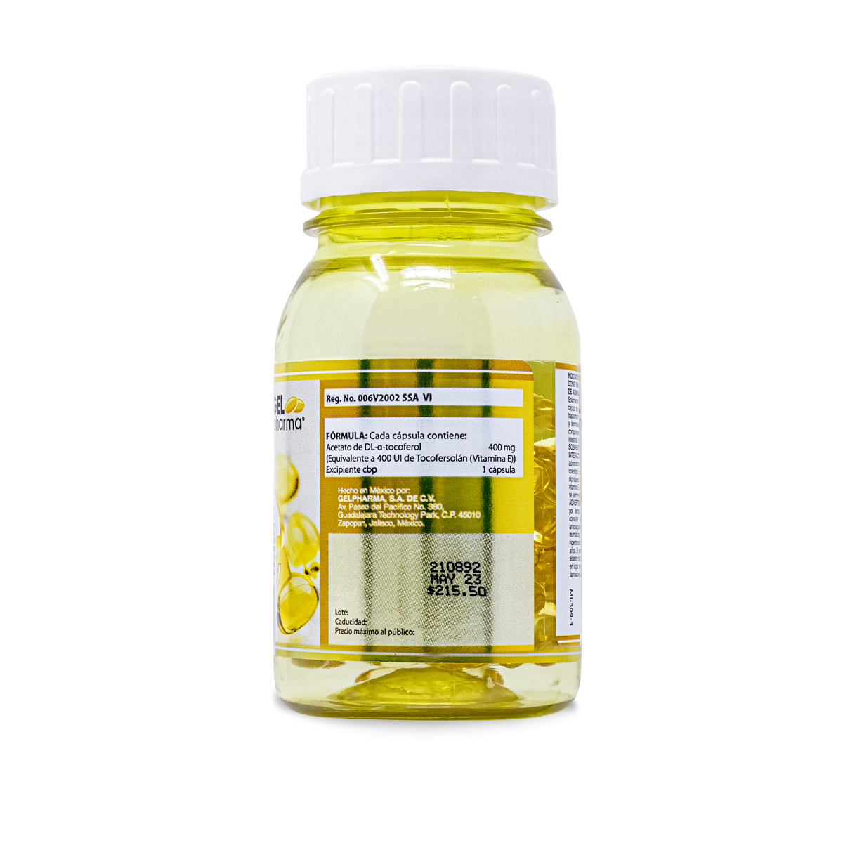 Revitare 90 Caps 400 Mg Vitamina E Ge Pharma 