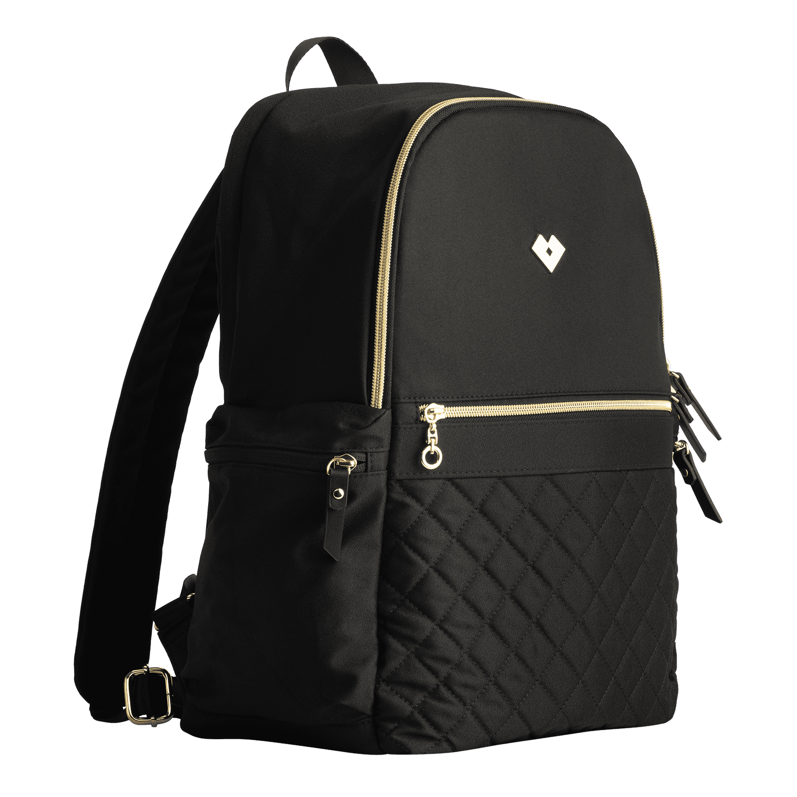 LuckyLy Mochila Mujer Moderna y Casual Mini Backpack Carly Negro
