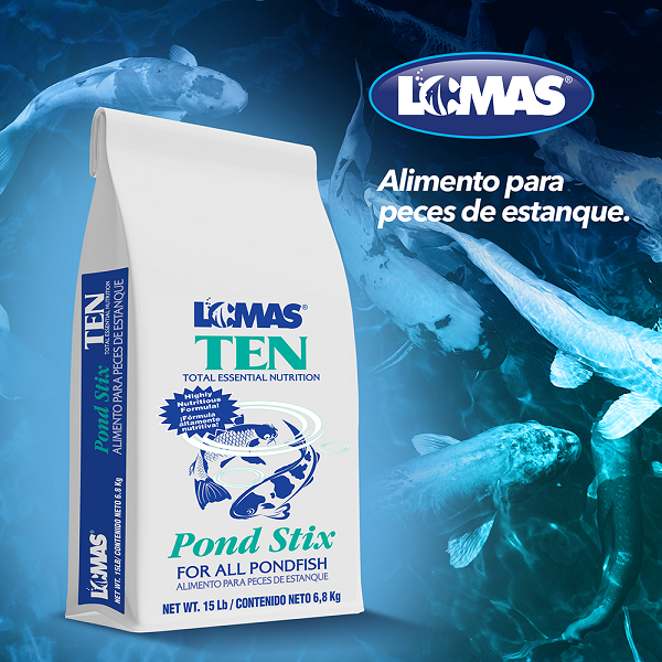 Alimento Peces Carpa Koi Estanque Pond Sticks de 6.8 Kg
