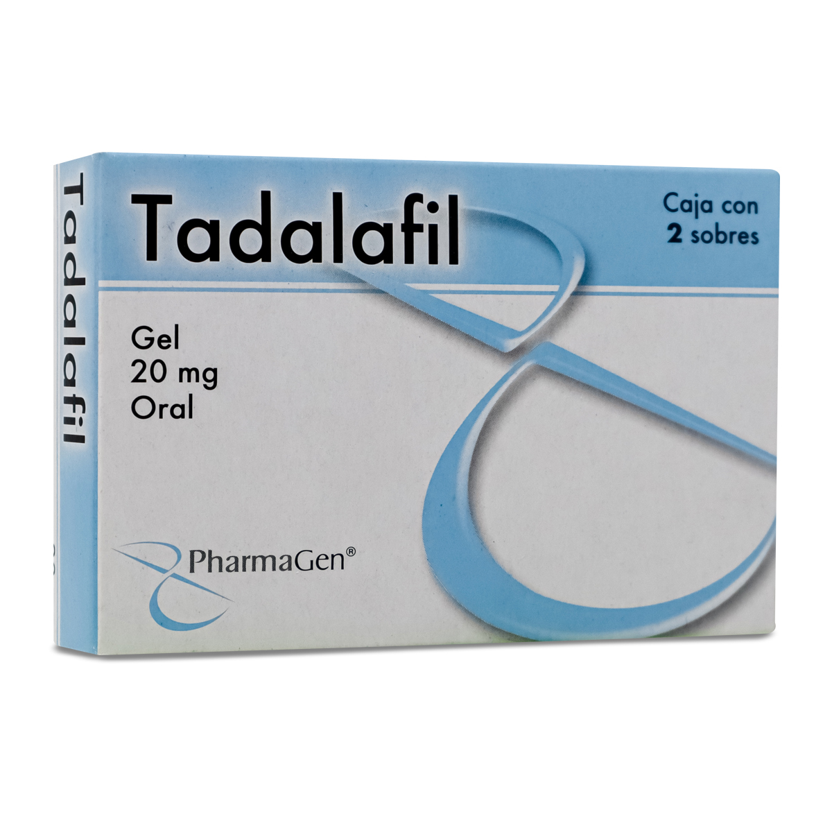 Tadalafil (Pharmagen) C/2 Sobres Gel Oral 20 Mg. Pharmagen 