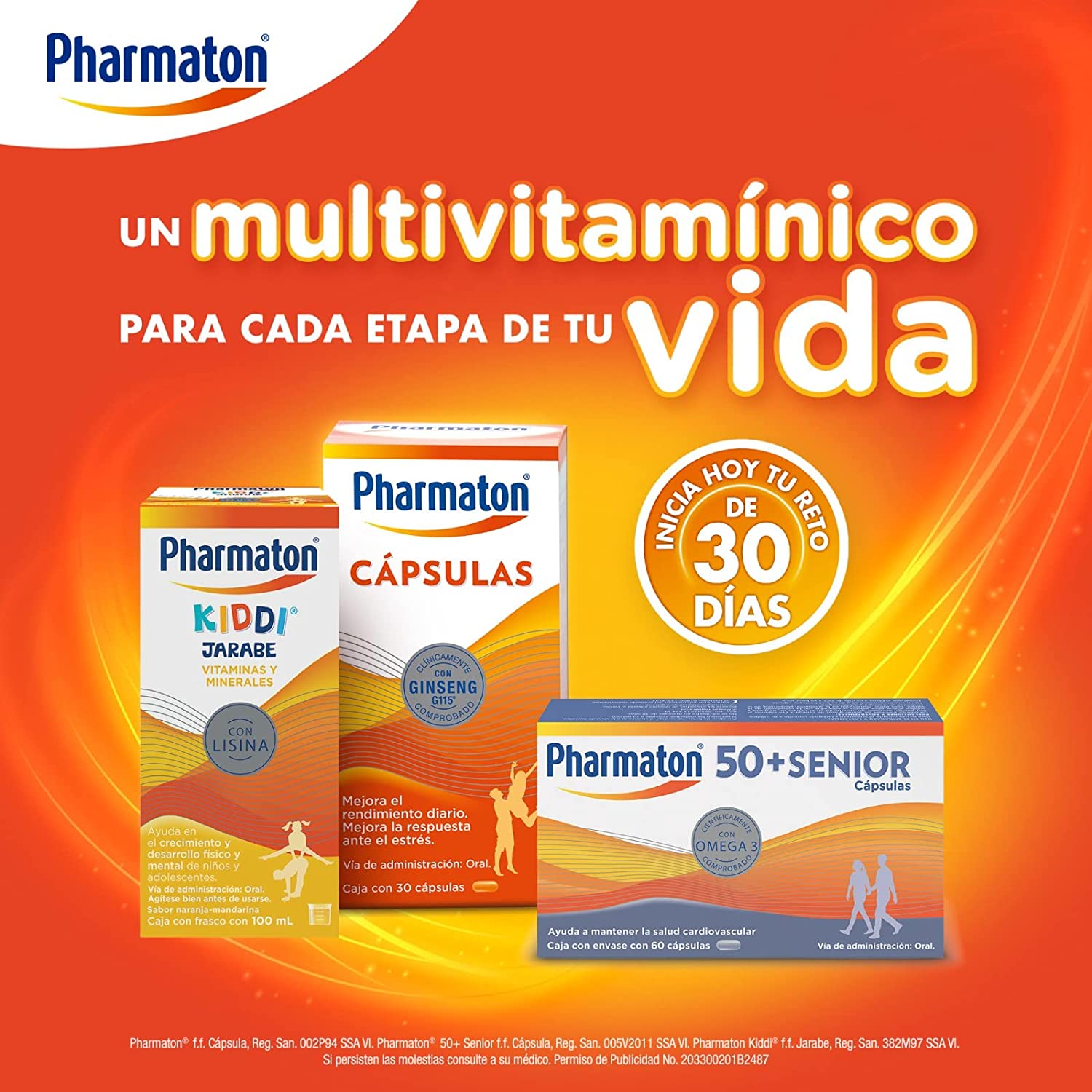 Pharmaton Multvitaminico Con Ginseng G115 - 30 Capsulas