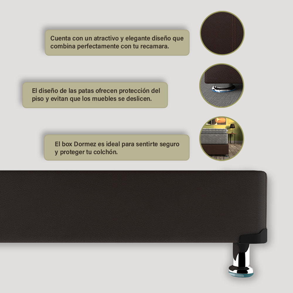 Colchón y Box Queen Size América Bloom Ortopédico Súper Confort