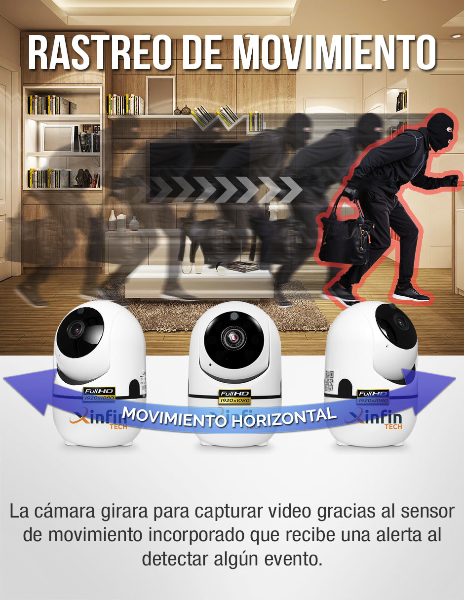 Camara Seguridad Robotica-av29b + Camara Domo- St56
