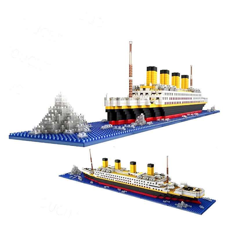 Kit De Bloques De Construcción Para Armar Titanic, 1860 Pzs